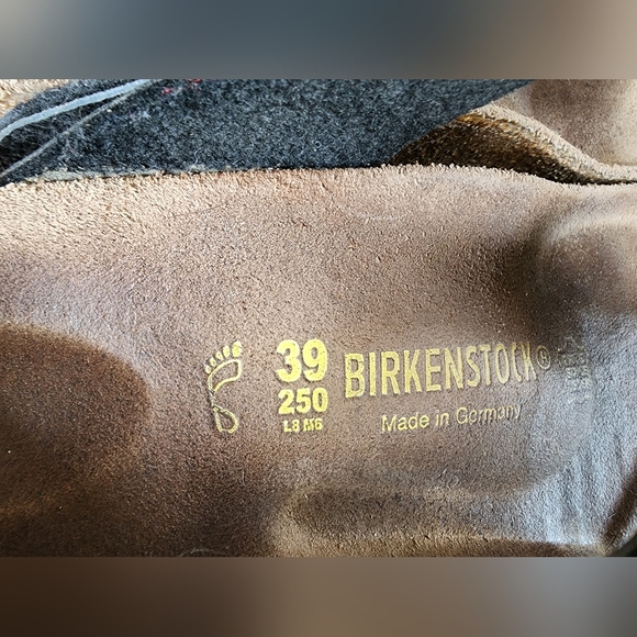 Birkenstock EUC 39 black pebbled Birko-flor leather Gizeh sandals $100 MSRP - Picture 7 of 16